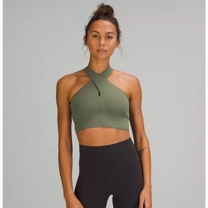 Nulu Wrap-Front Long-Line Bra
